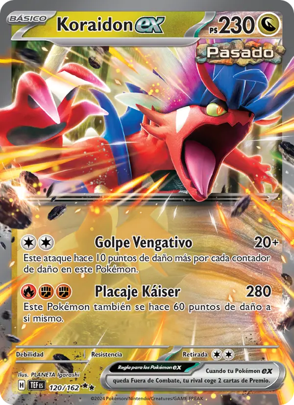 Koraidon ex, Fuerzas Temporales Nº 120