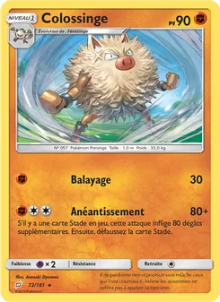 Colossinge, Duo de Choc Nº 72 Normal