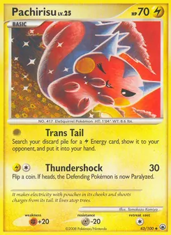 Pachirisu, Majestic Dawn Nº 43 Normal