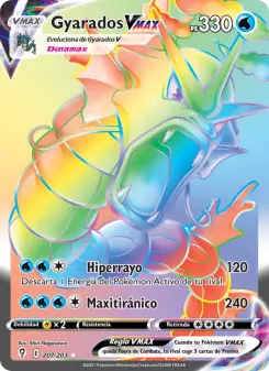 Gyarados VMAX, Cielos Evolutivos Nº 207 Holo
