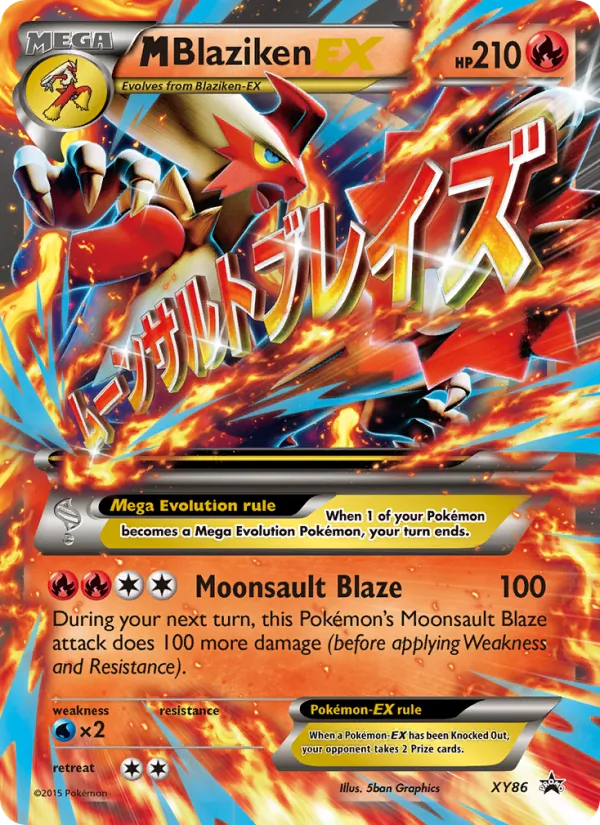 M Blaziken EX, XY Black Star Promos No. XY86