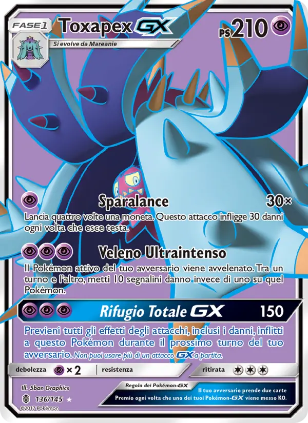 Toxapex GX, Guardiani Nascenti No. 136