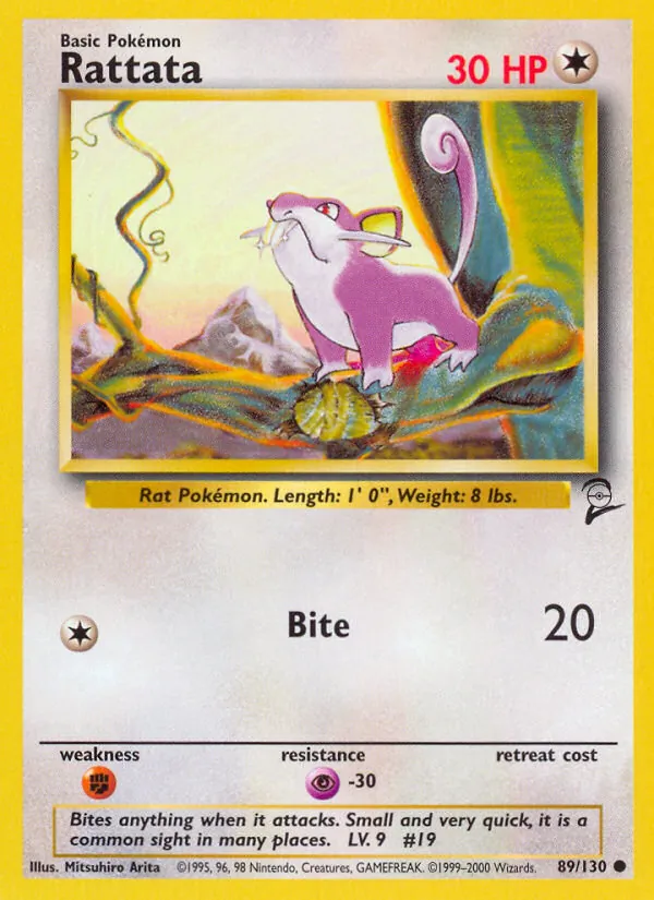 Rattata, Base Set 2 Nº 89
