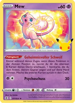 Mew, Celebrations No. 11 Holo