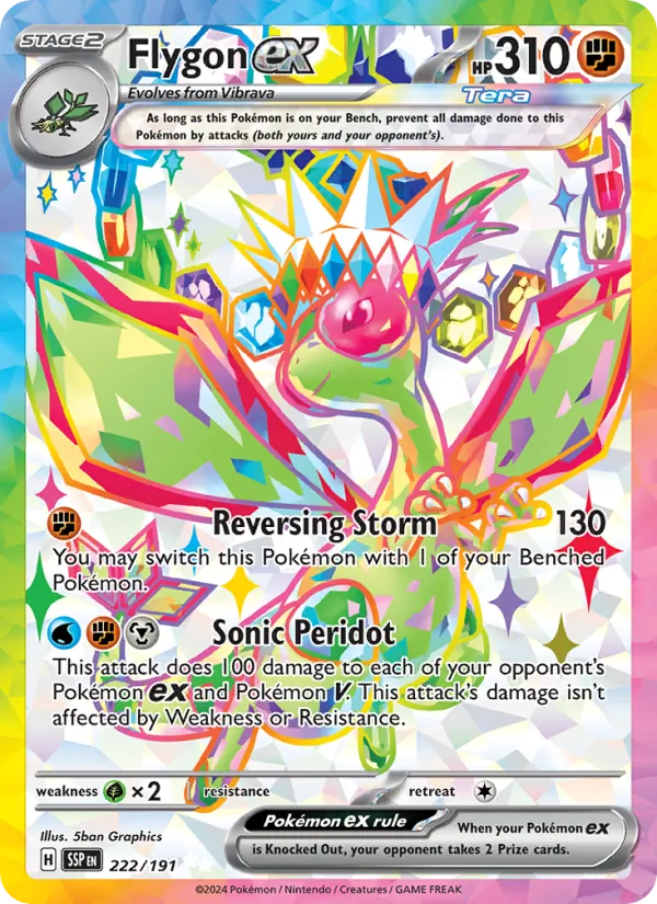 Flygon ex, Surging Sparks No. 222