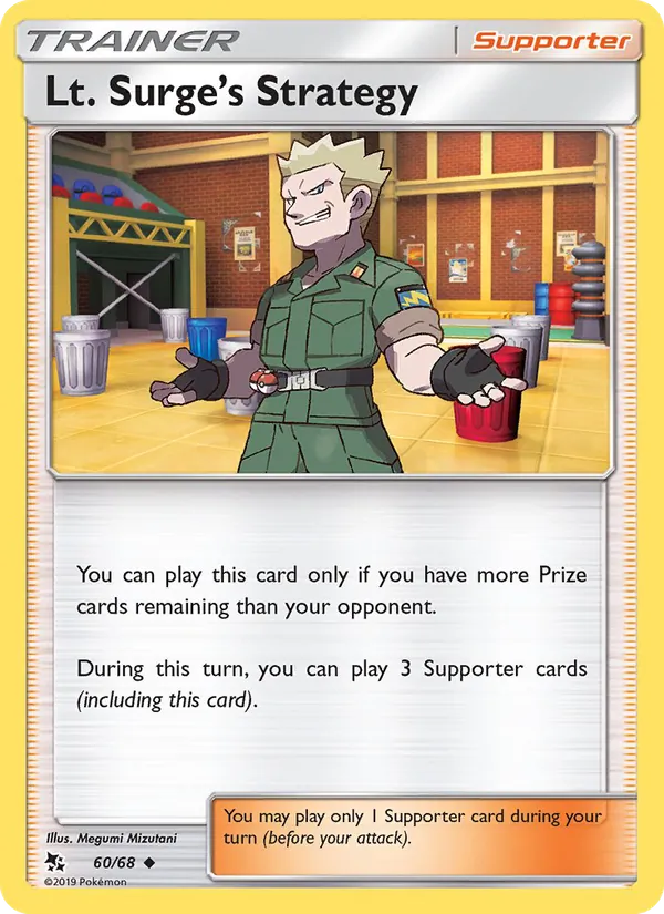 Lt. Surge’s Strategy, Hidden Fates Nº 60
