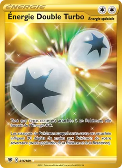 Énergie Double Turbo, Astres Radieux No. 216 Holo