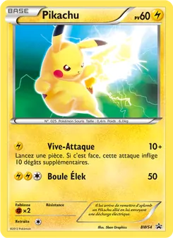 Pikachu, Promo BW No. BW54 Normal