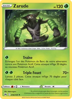 Zarude, Zénith Suprême No. 016 Holo