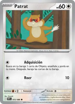 Patrat, Llama Blanca Nº 072 Normal
