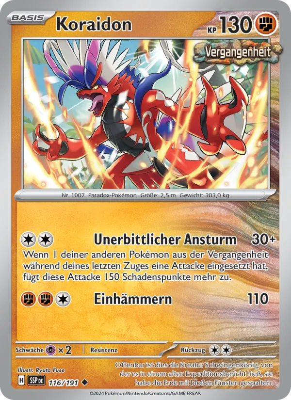 Koraidon, Stürmische Funken Nº 116
