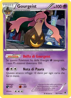 Gourgeist, Forze Spettrali Nº 45 Normal