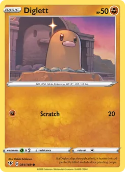 Diglett, Darkness Ablaze Nº 84 Normal