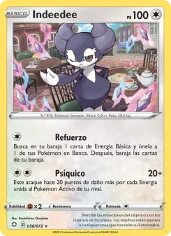 Indeedee, Destinos Brillantes No. 56 Holo