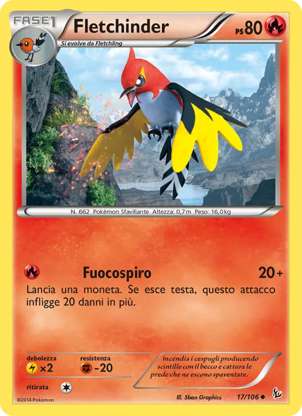 Fletchinder, Fuoco Infernale No. 17