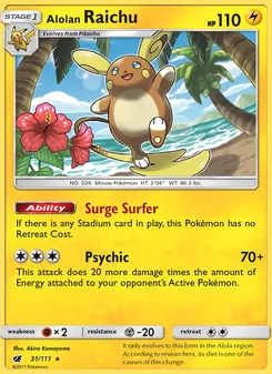 Alolan Raichu, Crimson Invasion No. 31 Normal