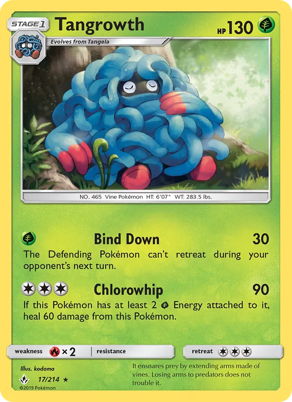 Tangrowth, Unbroken Bonds No. 17
