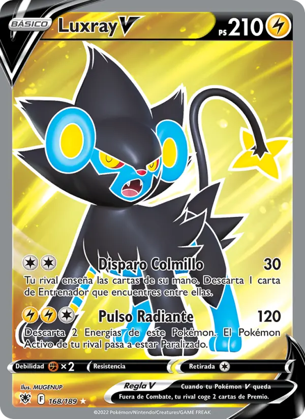 Luxray V, Resplandor Astral Nº 168
