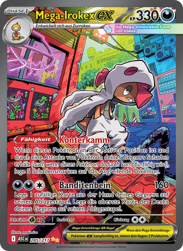 Mega-Irokex-ex, Erhabene Helden No. 285