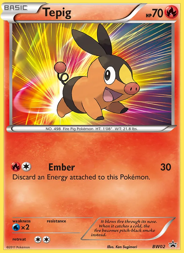Tepig, BW Black Star Promos No. BW02