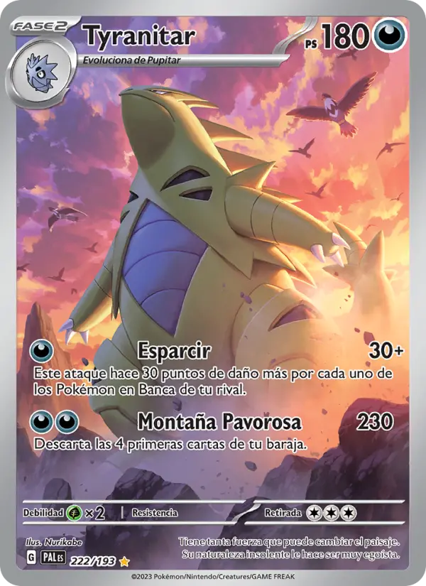 Tyranitar, Evoluciones en Paldea No. 222