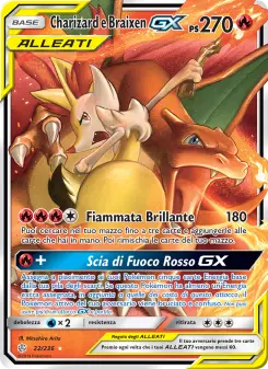 Charizard e Braixen GX, Eclissi Cosmica No. 22 Normal