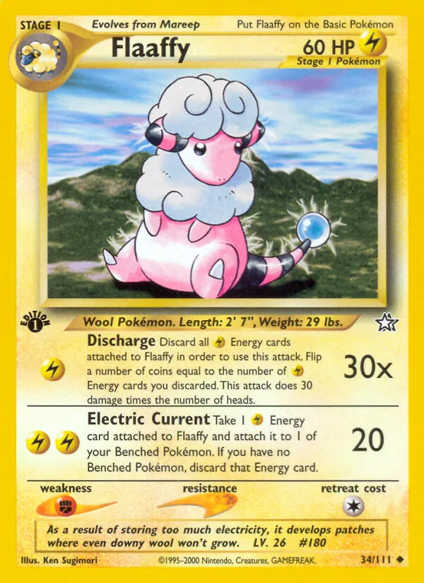 Flaaffy, Neo Genesis No. 34