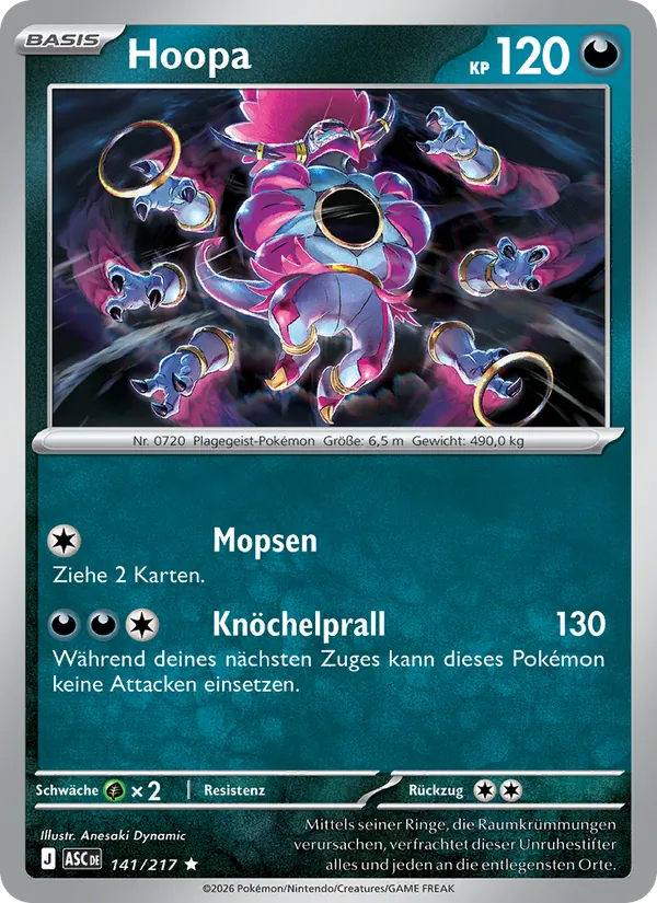 Hoopa, Erhabene Helden Nº 141