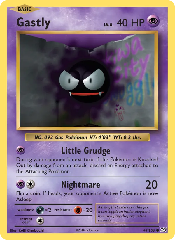 Gastly, Evolutions Nº 47