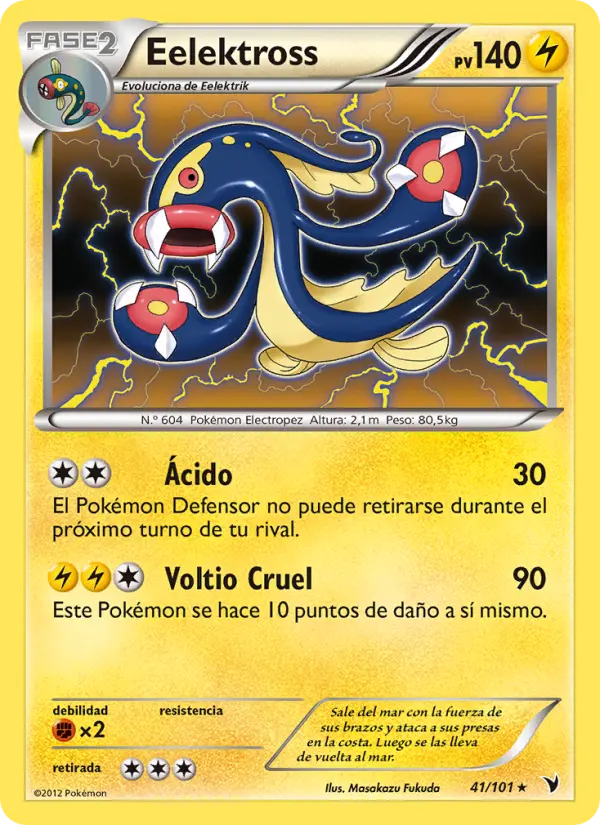 Eelektross, Nobles Victorias Nº 41