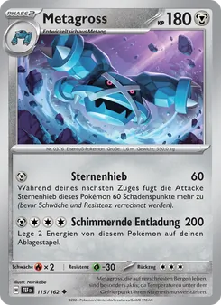 Metagross, Gewalten der Zeit No. 115 Normal