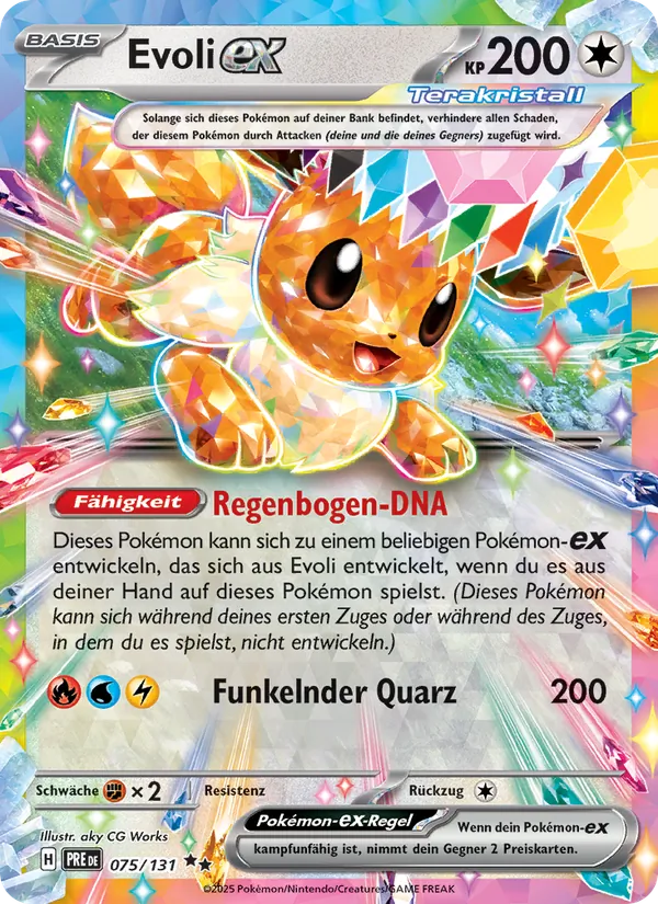Evoli-ex, Prismatische Entwicklungen No. 075