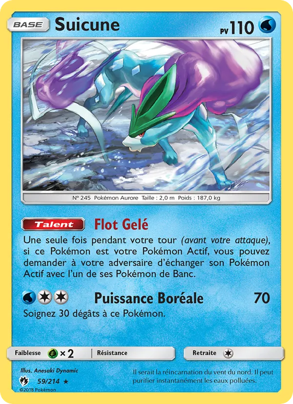 Suicune, Tonnerre Perdu No. 59