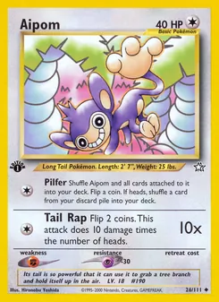 Aipom, Neo Genesis No. 26 Normal