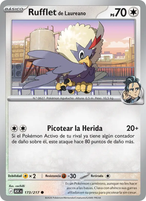 Rufflet de Laureano, Héroes Ascendentes No. 173