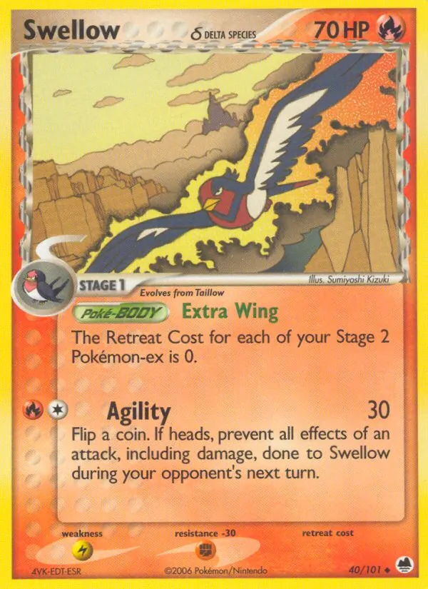 Swellow δ, Dragon Frontiers Nº 40