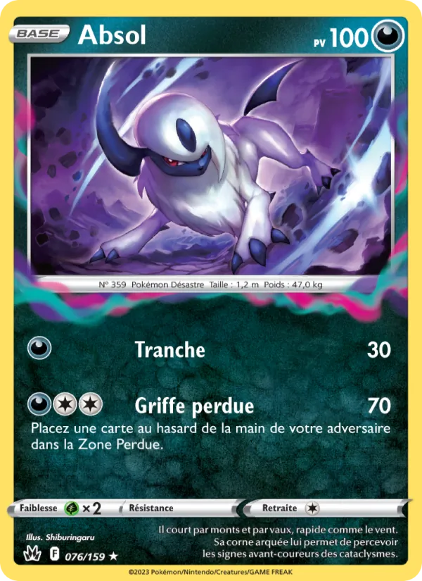Absol, Zénith Suprême Nº 076