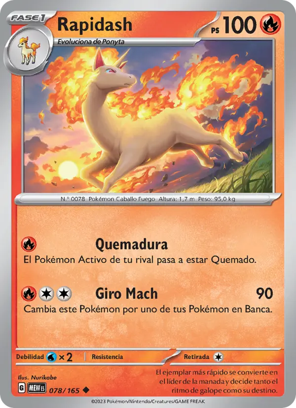 Rapidash, 151 No. 078
