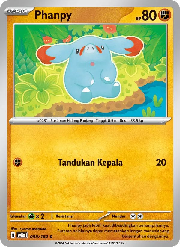 Phanpy, Kilat Rasi Nº 099