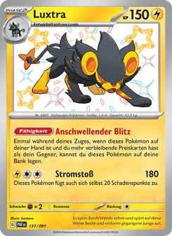 Luxtra, Paldeas Schicksale Nº 137 Holo