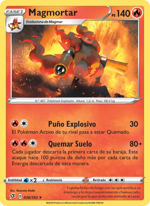 Magmortar, Choque Rebelde Nº 30
