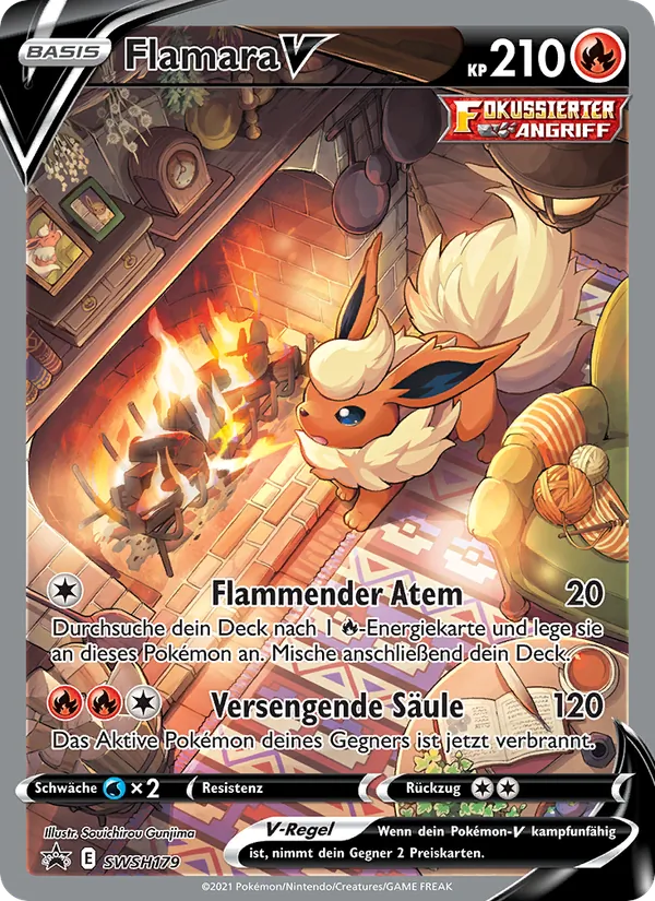 Flamara V, SCSC Promokarten Nº SWSH179