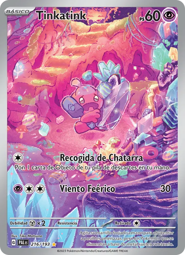 Tinkatink, Evoluciones en Paldea Nº 216