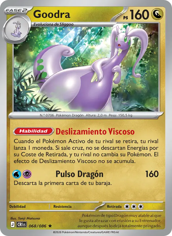 Goodra, Caos Creciente Nº 068