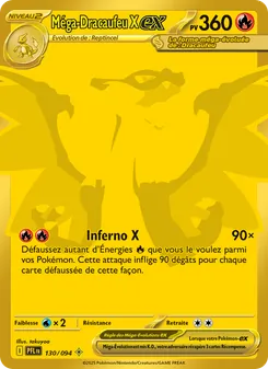 Méga-Dracaufeu X-ex, Flammes Fantasmagoriques No. 130 Holo