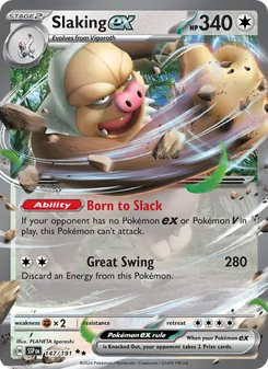 Slaking ex, Surging Sparks No. 147 Holo