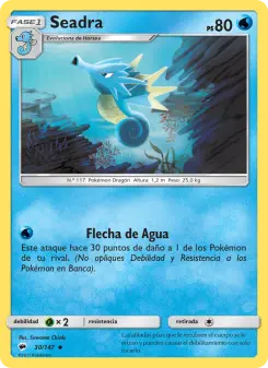 Seadra, Sombras Ardientes No. 30 Normal