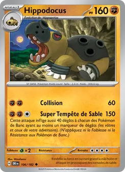 Hippodocus, Rivalités Destinées Nº 106 Normal