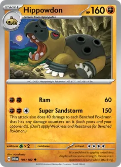 Hippowdon, Destined Rivals Nº 106 Normal