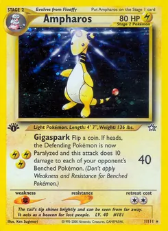 Ampharos, Neo Genesis No. 1